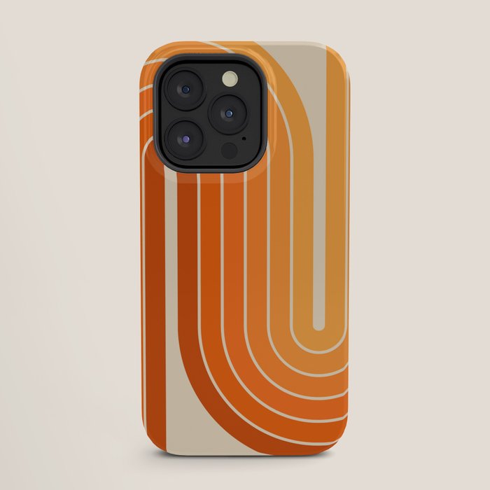 70s Retro Vintage Style Minimal Design 553 iPhone Case