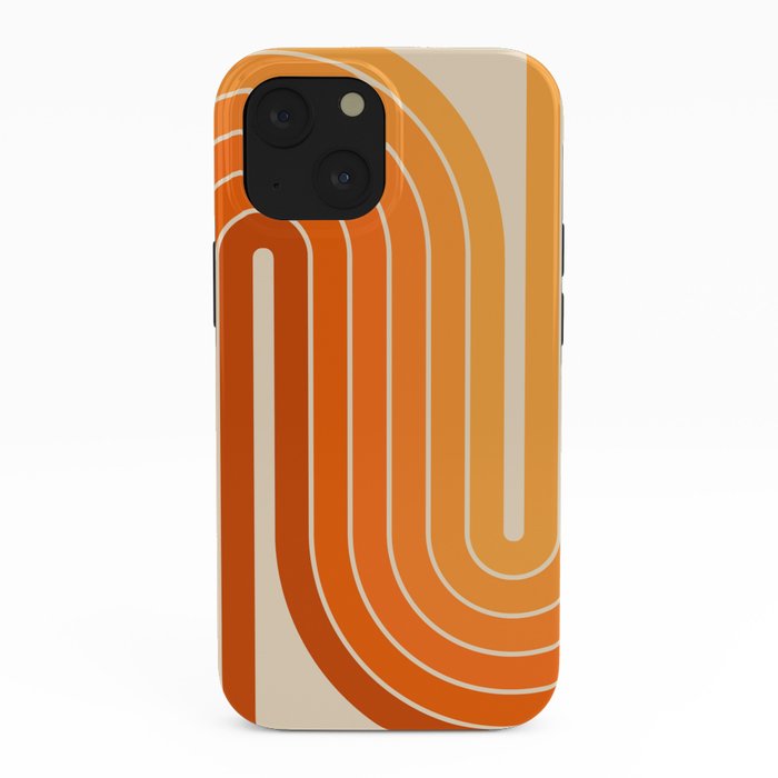 70s Retro Vintage Style Minimal Design 553 iPhone Case