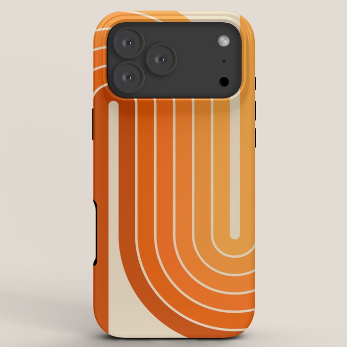 70s Retro Vintage Style Minimal Design 553 iPhone Case