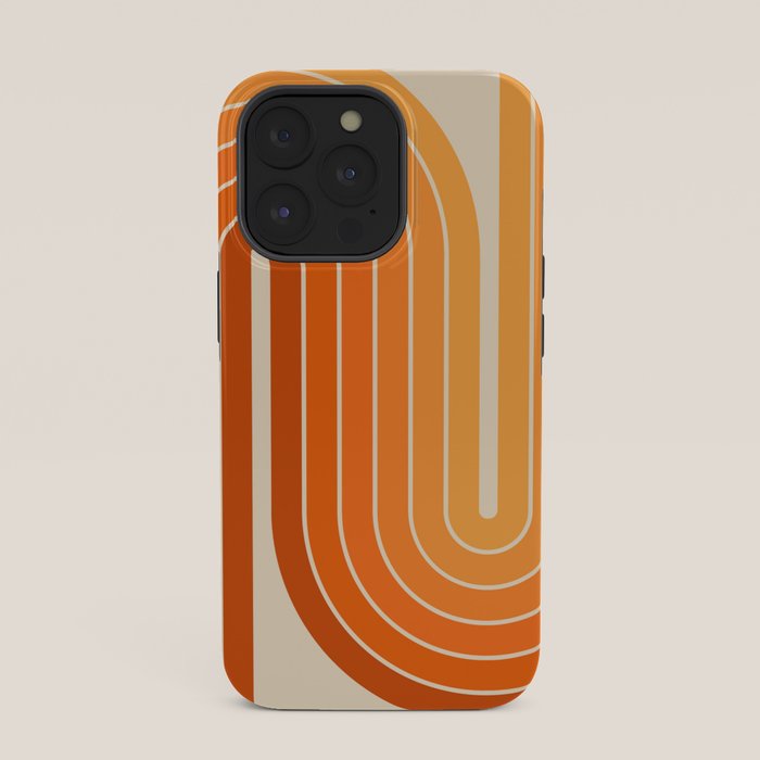 70s Retro Vintage Style Minimal Design 553 iPhone Case