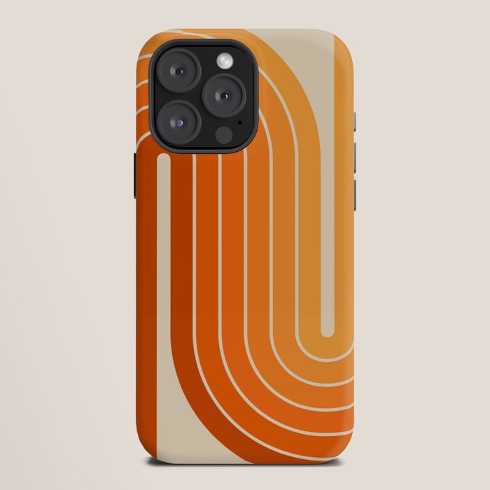 70s Retro Vintage Style Minimal Design 553 iPhone Case