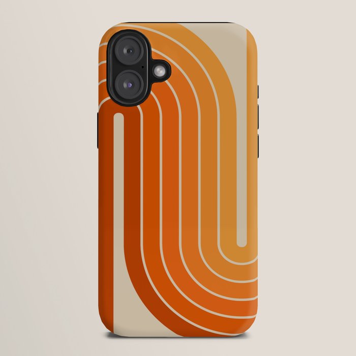 70s Retro Vintage Style Minimal Design 553 iPhone Case