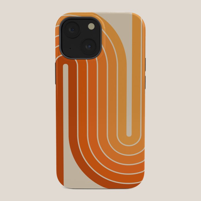 70s Retro Vintage Style Minimal Design 553 iPhone Case
