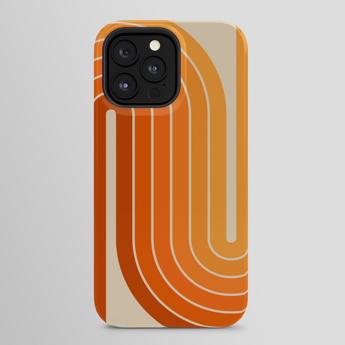 70s Retro Vintage Style Minimal Design 553 iPhone Case