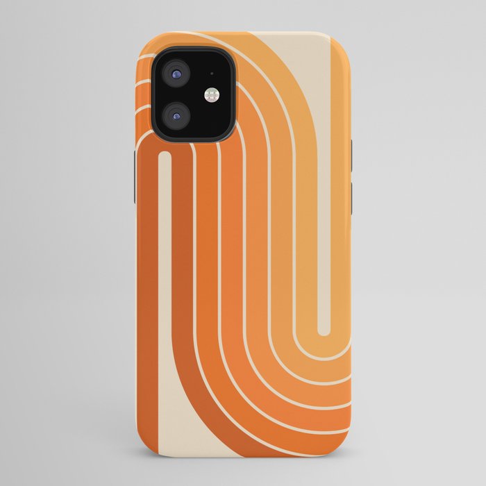 70s Retro Vintage Style Minimal Design 553 iPhone Case