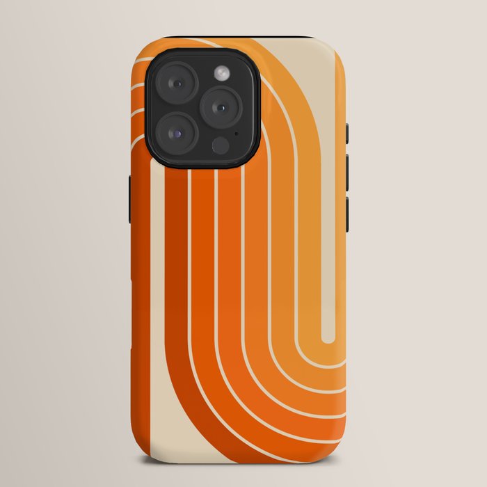 70s Retro Vintage Style Minimal Design 553 iPhone Case