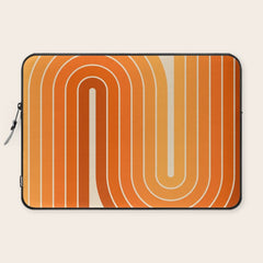 70s Retro Vintage Style Minimal Design 553 Laptop Sleeve