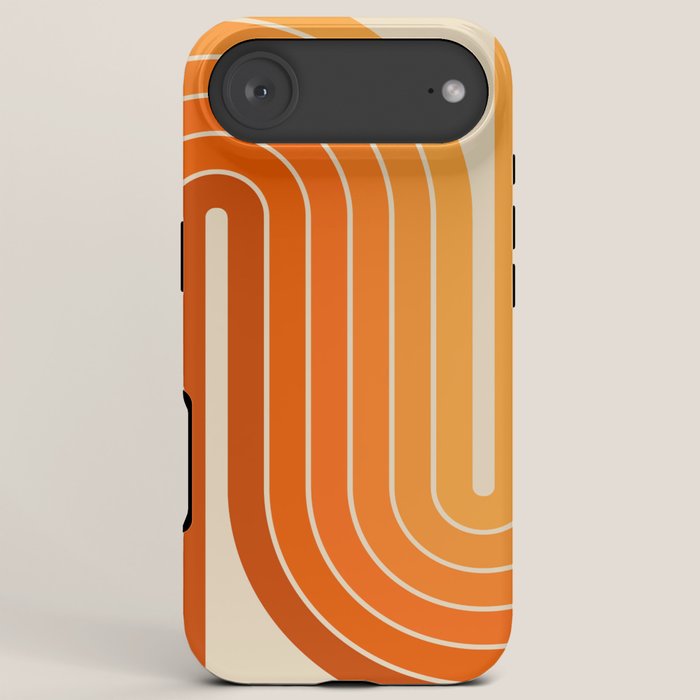 70s Retro Vintage Style Minimal Design 553 iPhone Case