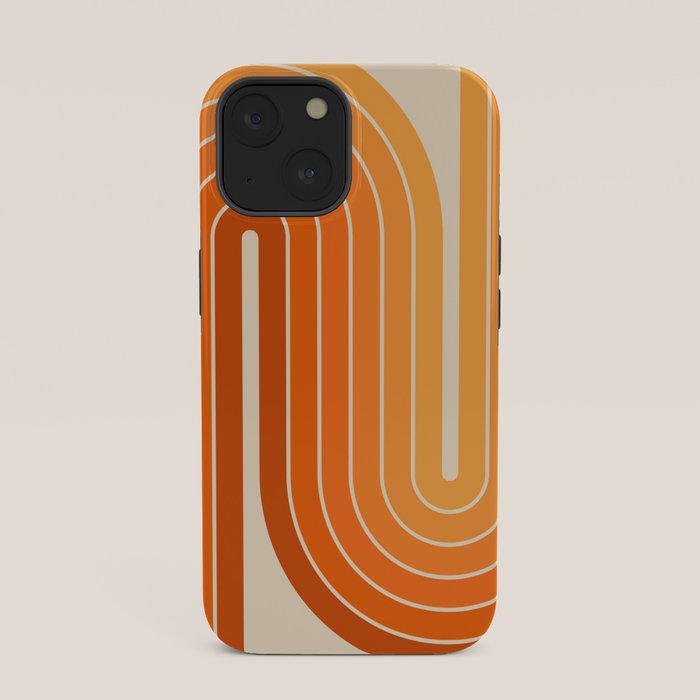 70s Retro Vintage Style Minimal Design 553 iPhone Case