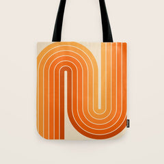 70s Retro Vintage Style Minimal Design 553 Tote Bag