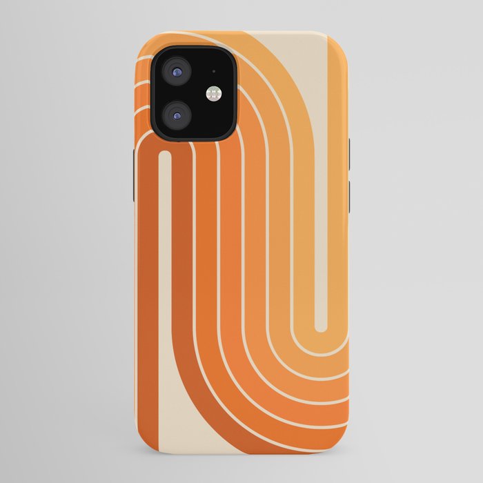 70s Retro Vintage Style Minimal Design 553 iPhone Case