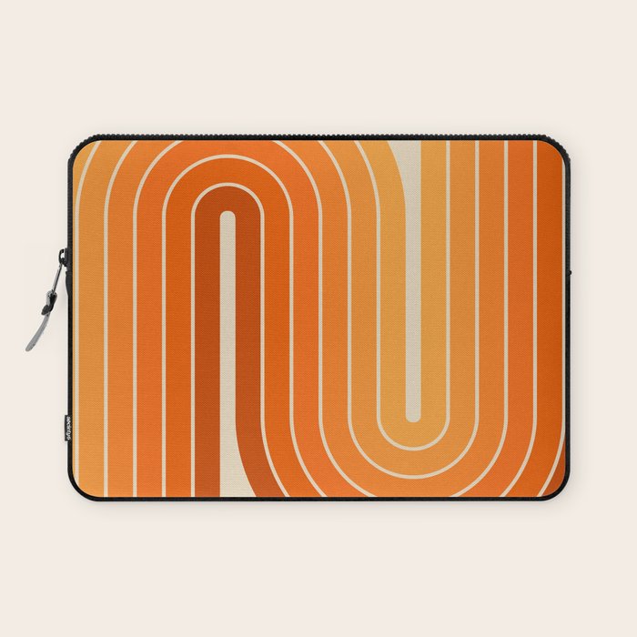 70s Retro Vintage Style Minimal Design 553 Laptop Sleeve
