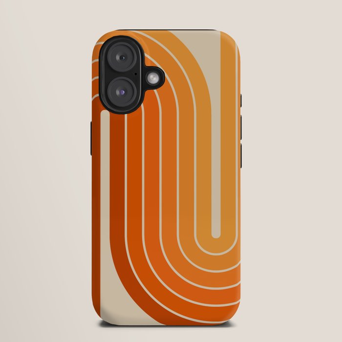 70s Retro Vintage Style Minimal Design 553 iPhone Case