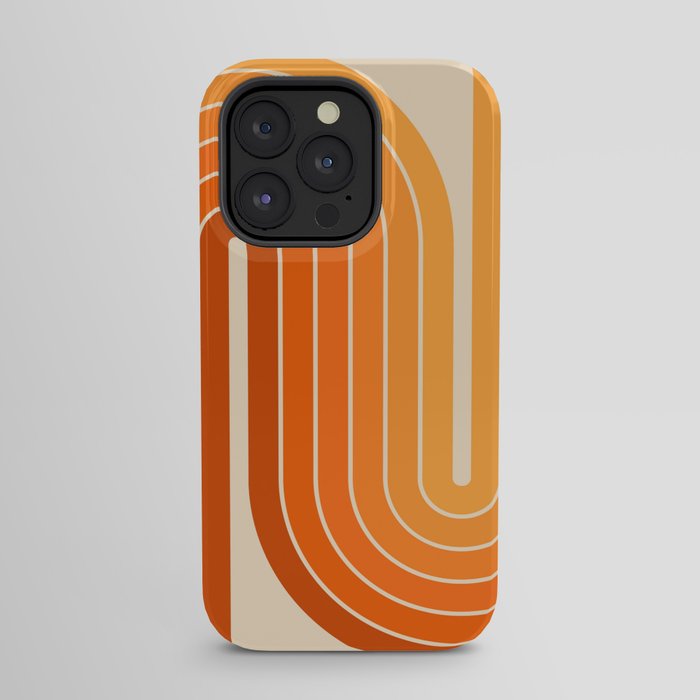 70s Retro Vintage Style Minimal Design 553 iPhone Case