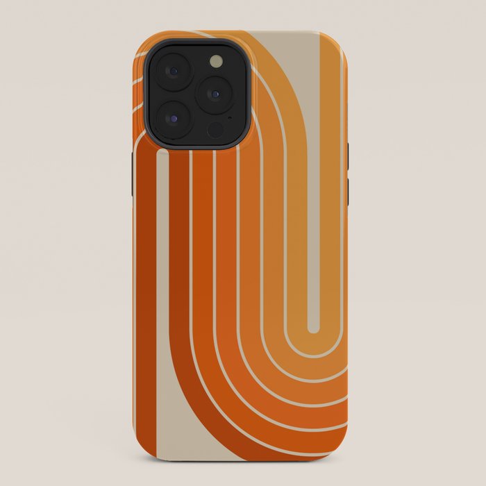 70s Retro Vintage Style Minimal Design 553 iPhone Case