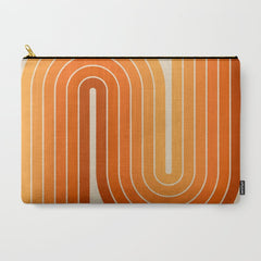 70s Retro Vintage Style Minimal Design 553 Carry All Pouch