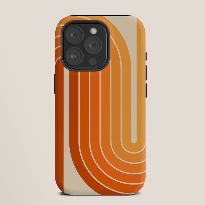 70s Retro Vintage Style Minimal Design 553 iPhone Case