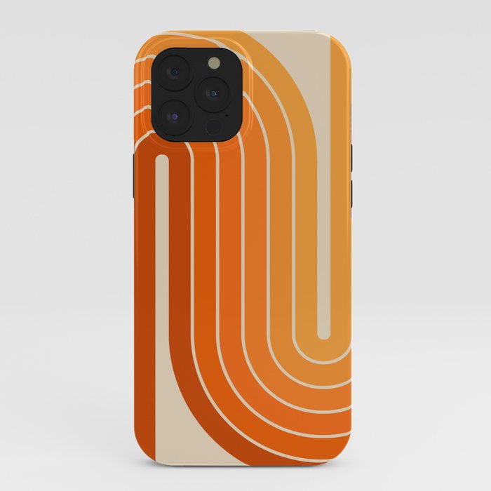 70s Retro Vintage Style Minimal Design 553 iPhone Case