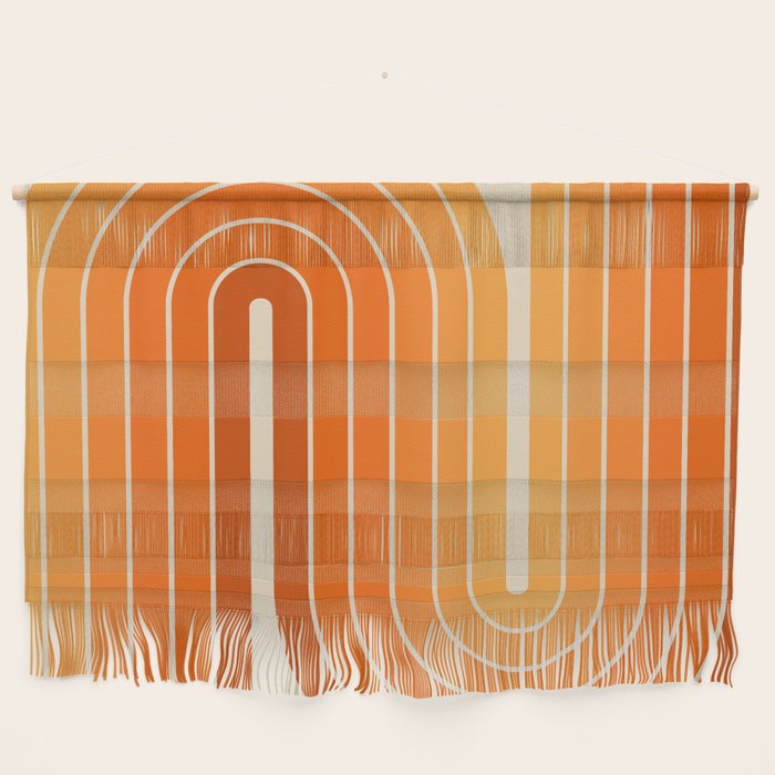 70s Retro Vintage Style Minimal Design 553 Wall Hanging