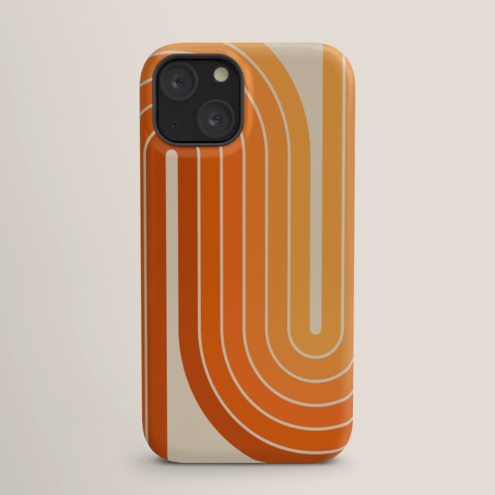 70s Retro Vintage Style Minimal Design 553 iPhone Case