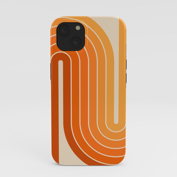 70s Retro Vintage Style Minimal Design 553 iPhone Case