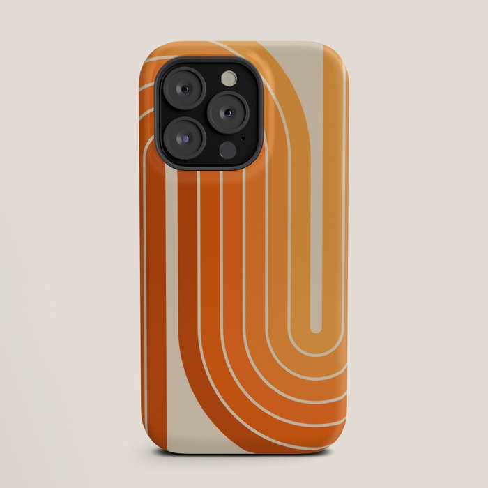 70s Retro Vintage Style Minimal Design 553 iPhone Case