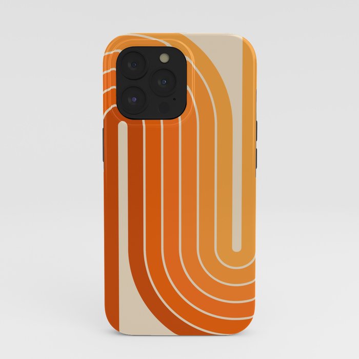70s Retro Vintage Style Minimal Design 553 iPhone Case
