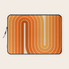 70s Retro Vintage Style Minimal Design 553 Laptop Sleeve