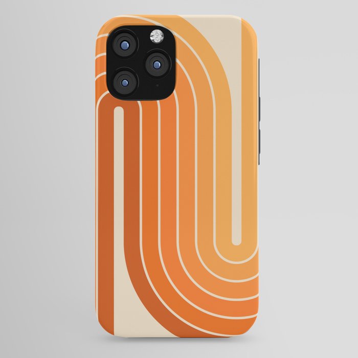 70s Retro Vintage Style Minimal Design 553 iPhone Case