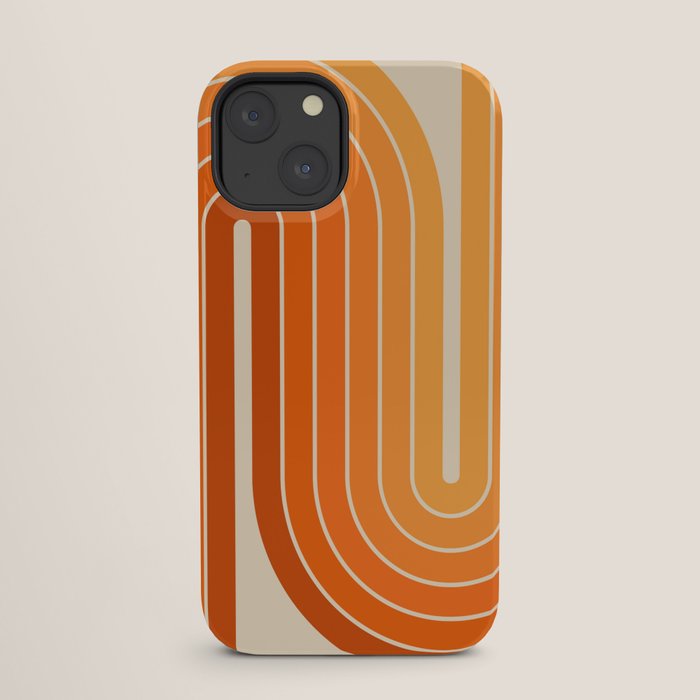 70s Retro Vintage Style Minimal Design 553 iPhone Case
