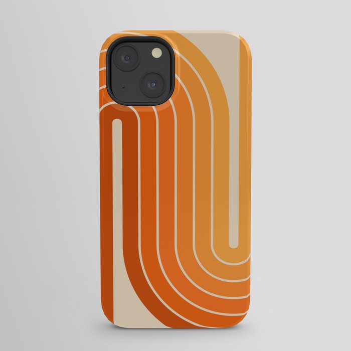 70s Retro Vintage Style Minimal Design 553 iPhone Case