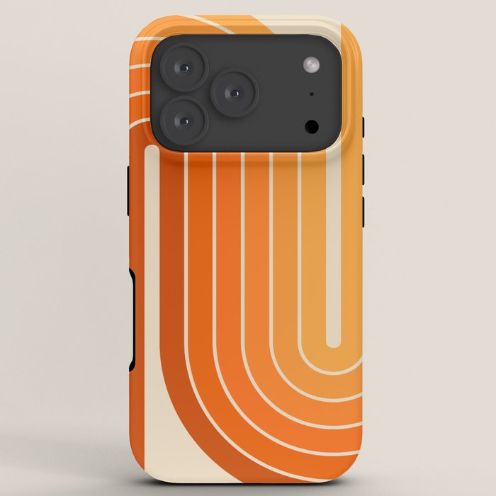 70s Retro Vintage Style Minimal Design 553 iPhone Case