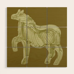 A Horse Says Hello Wood Wall Art