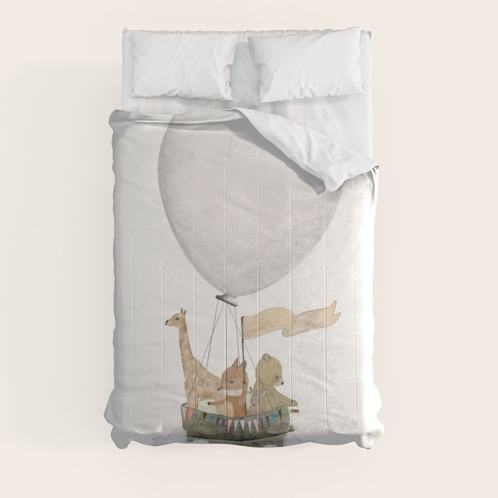 a little balloon adventure Comforter