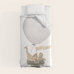 a little balloon adventure Duvet Cover