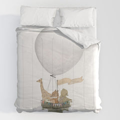 a little balloon adventure Comforter