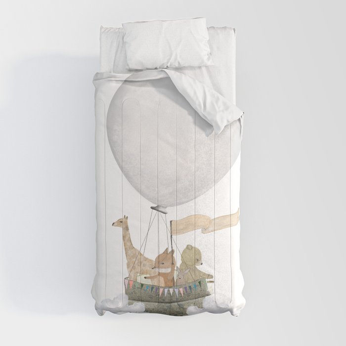 a little balloon adventure Comforter