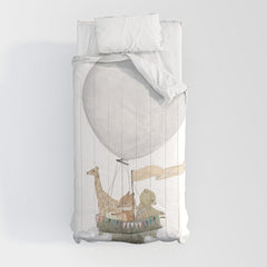 a little balloon adventure Comforter