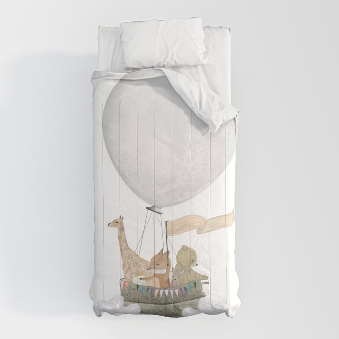 a little balloon adventure Comforter