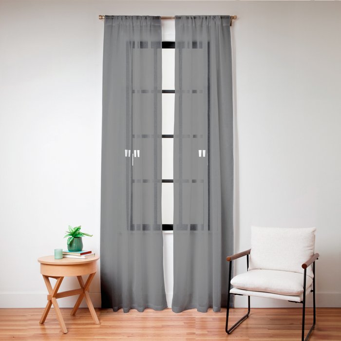 "KEEP OFF" Dark Edition Window Curtain