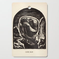 "Lone Man" by Rockwell Kent (1919) Cutting Board