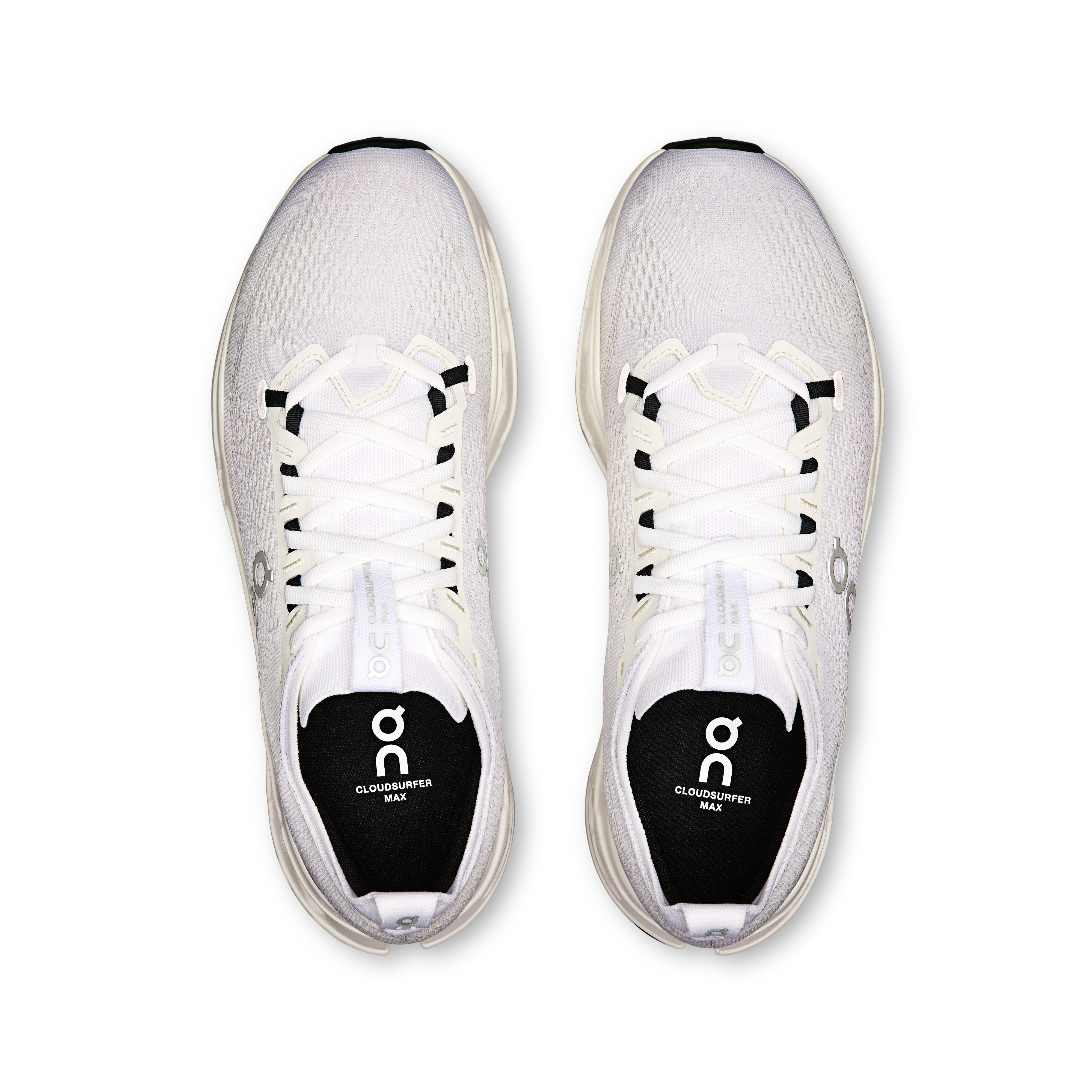 On Running Men's Cloudsurfer Max Shoes - White / White