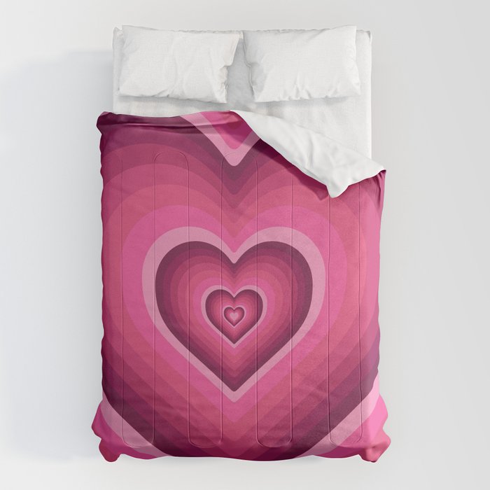 70's Heart Comforter