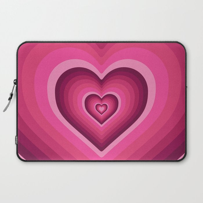 70's Heart Laptop Sleeve
