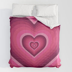 70's Heart Comforter