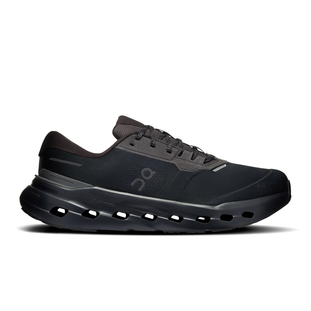 On Running Men's Cloudrunner 3 Waterproof Shoes - Black / Black