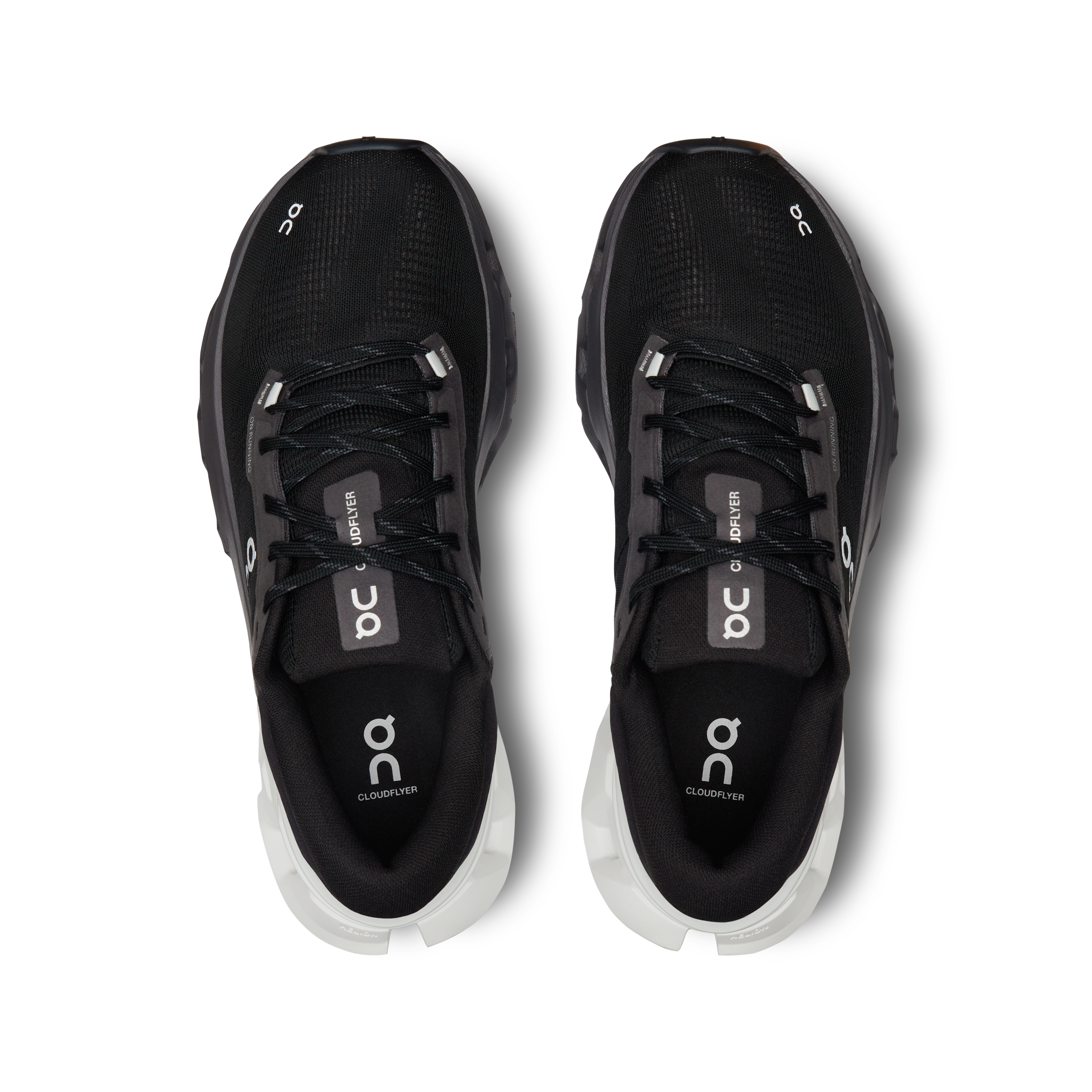 On Running Men's Cloudflyer 5 Shoes - Black / White