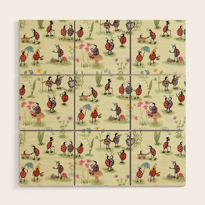 A Ladybug Life Wood Wall Art