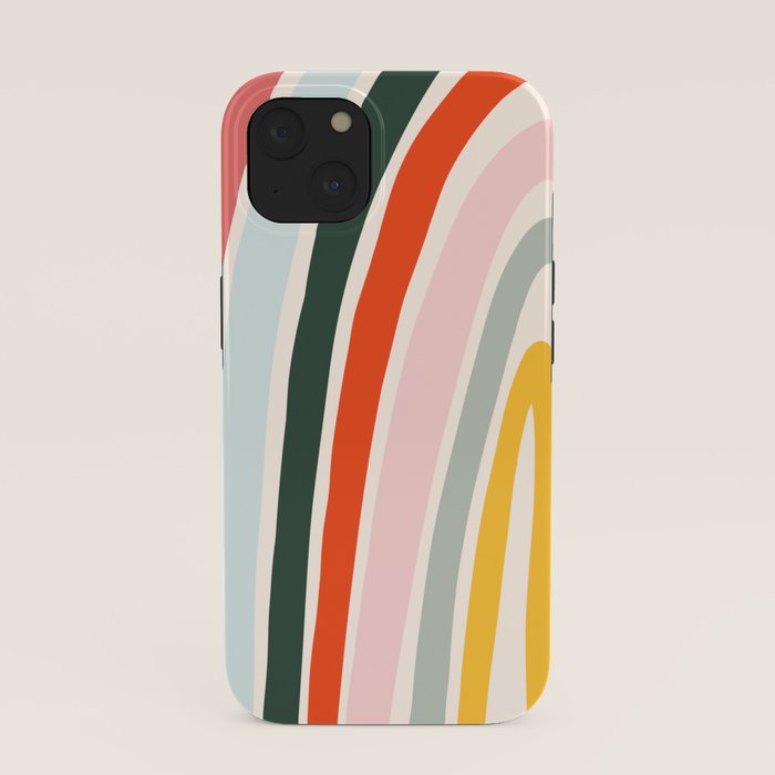 70s Vintage Rainbow iPhone Case