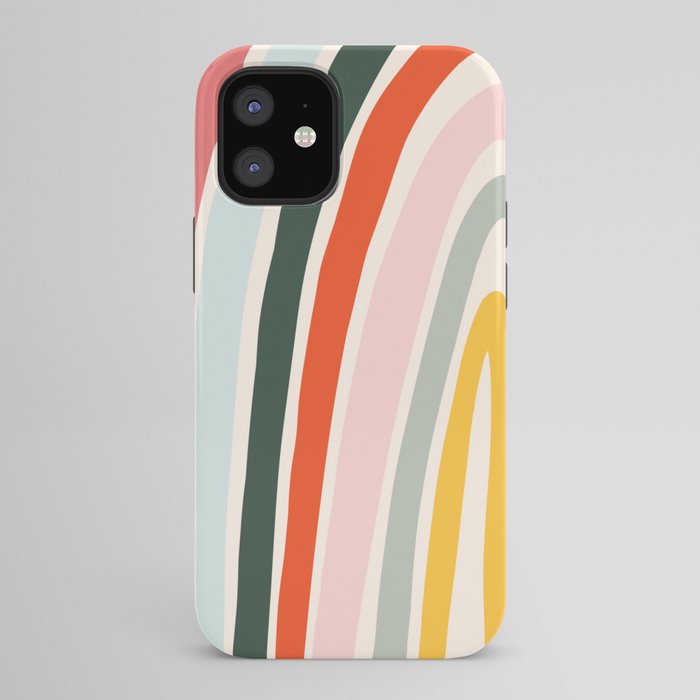 70s Vintage Rainbow iPhone Case